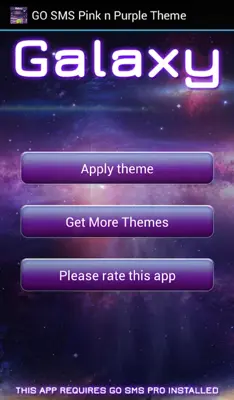 GO SMS Galaxy Theme android App screenshot 5